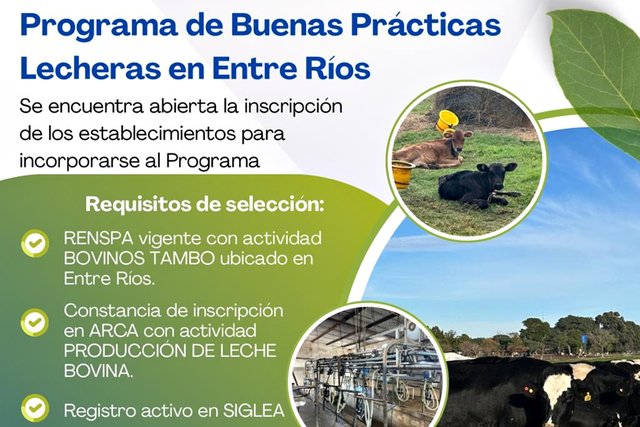 Productores entrerrianos y las buenas prácticas lecheras