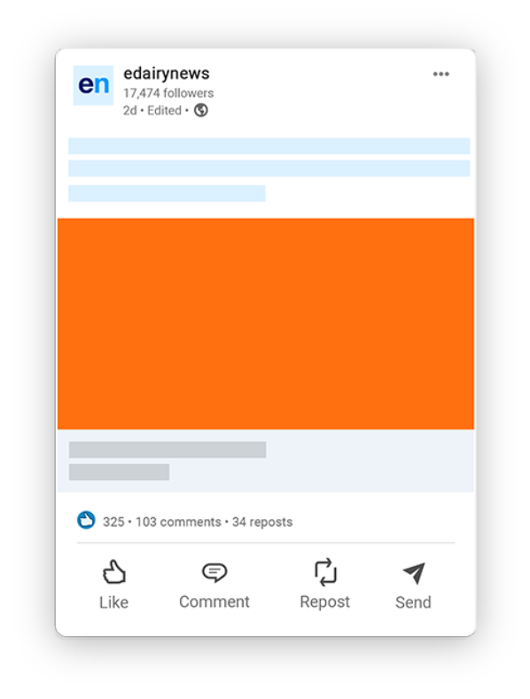 LinkedIn ad preview
