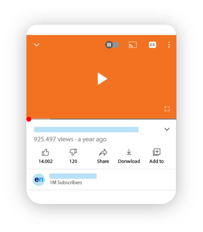 YouTube ad preview