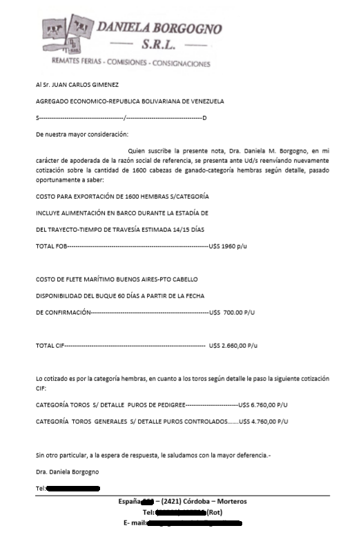 La exportacion de vacas Holando a Venezuela1