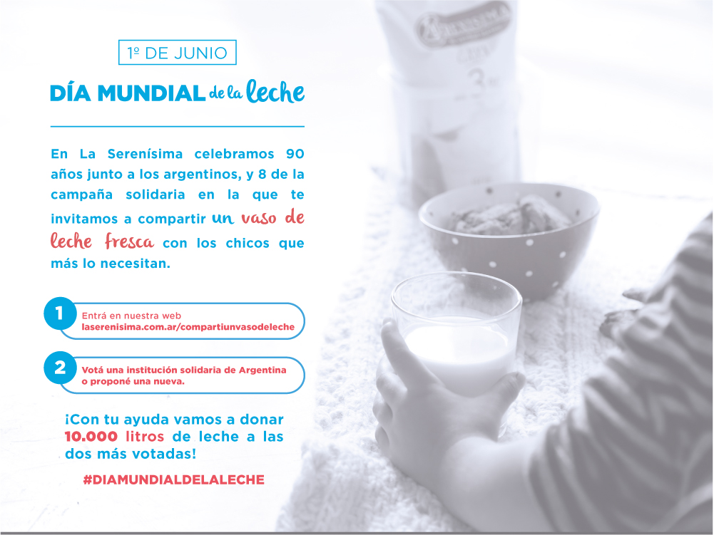 La Serenisima se suma a los festejos por el Dia Mundial de la Leche1