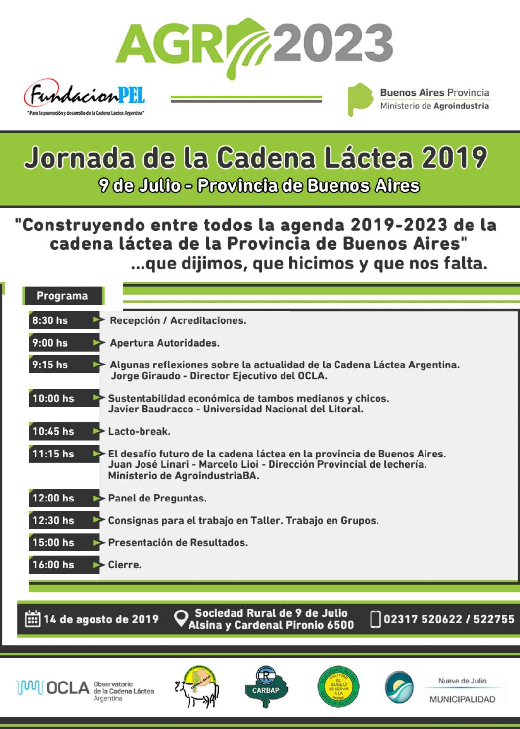 JORNADA DE LA CADENA LACTEA 2019