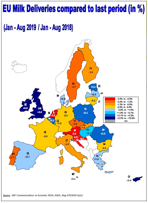 Sigue al alza la produccion de leche de vaca en Europa1