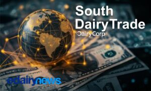 South Dairy Trade muestra una baja de precios para diciembre