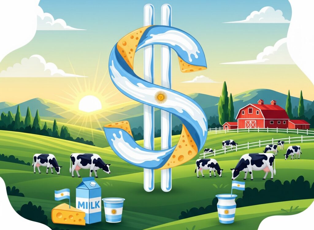 2.300 millones de dólares, el valor de la lechería argentina