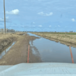 Productores luchan contra las inundaciones en 9 de Julio