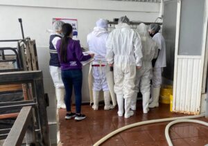 Ecuador operativo controló 26 mil litros de leche