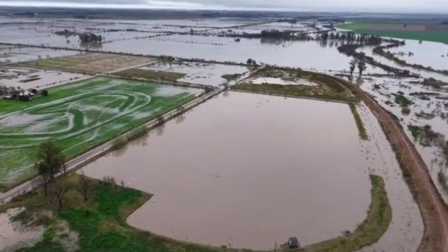 Santa Rosa dejó récord de lluvias y anegamientos en Córdoba