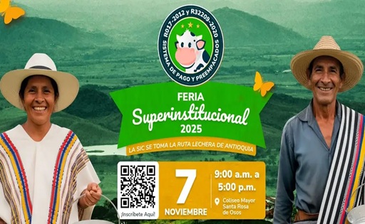 Antioquia vive su “Ruta Lechera” con la III Feria Superinstitucional de la SIC