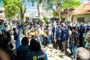 SanCor trabajadores marchan al juzgado para rechazar el “Plan de Crisis”