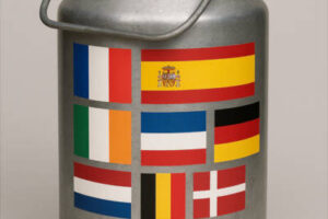 Europa sexta caída consecutiva del precio de la leche