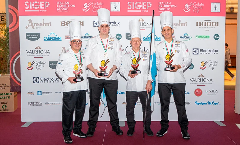 Helado argentino en el podio mundial tercer puesto en Gelato World Cup 2026