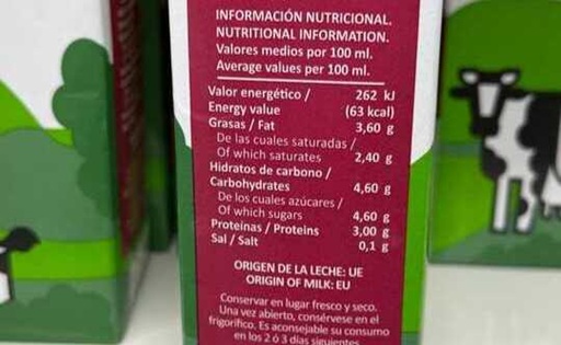 Cooperativas denuncian argucia comercial en la venta de leche que confunde al consumidor