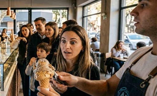 La IA elige al dulce de leche granizado como el mejor helado