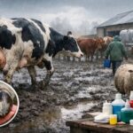 Barro y humedad elevan el riesgo de enfermedades en vacas lecheras y rodeos durante el invierno