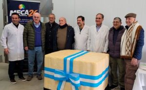 Con 10.000 litros de leche elaboran en Villa María el queso más grande de Latinoamérica