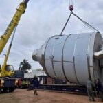 Una torre de secado de leche recorrerá 300 km en cuatro días para ampliar la capacidad industrial
