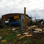 Tornado destruyó un establecimiento lechero en Santa Fe y dejó pérdidas totales