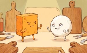 Cheddar o mozzarella cuál tiene más proteína, menos grasa y menos lactosa