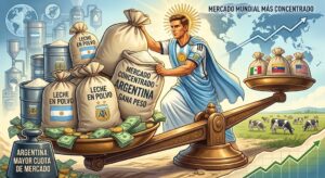 Argentina ganaría peso en un mercado mundial de leche en polvo más concentrado